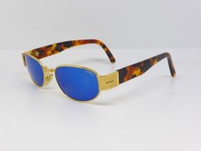 Vintage STING Sunglasses 4136 col.159 Gold Havana w/Blue Mirror lens Y2K
