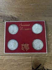Set medaglie Souvenir Vaticano Papi nella Storia 1975 Monete Anno Santo Vintage