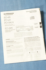 Pioneer PD-65 PD-95 PD-S901 Lettore CD Manuale Originale