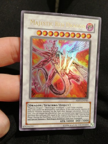 Yugioh majestic red dragon - yugioh,