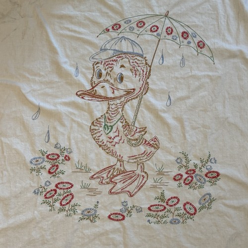 Lenzuolo neonato ricamato - , a