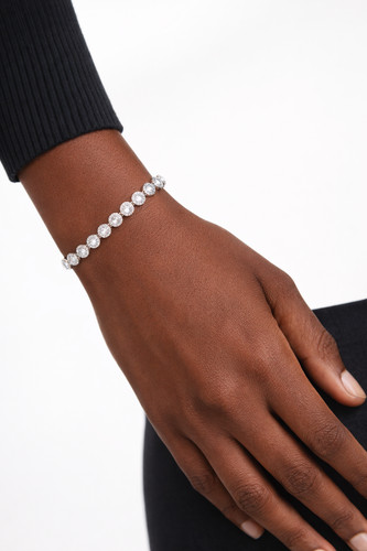 Bracciale tennis angel argento - tennis,
