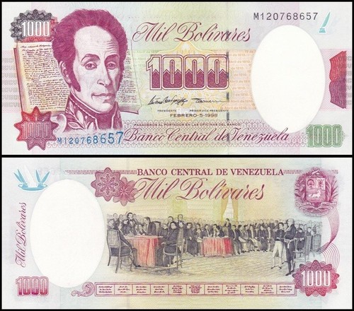 Venezuela 1000 bolivares - venezuela,