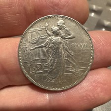 Moneta 2 lire 1911