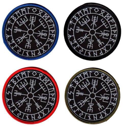Vegvisir nero toppa patch - vegvisir,