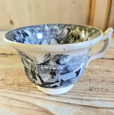 1880 Wedgwood Epoca Vittoriana Antica Tazza Tè Thè Semi Porcellana nic2