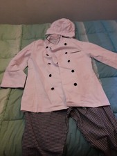 Costume cuoco taglia L ed M, pantaloni taglia 52