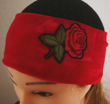 Velvet Headband Women Turban Soft Flower Head Wrap Elastic Bohemian Hippy New