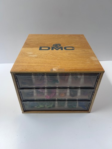 Scatola cassetti vintage dmc - cassetti,