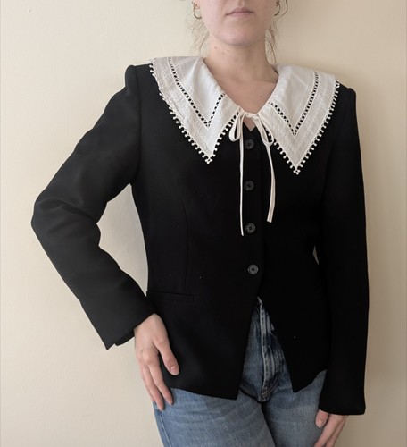 Blazer zara nero - nero, colletto