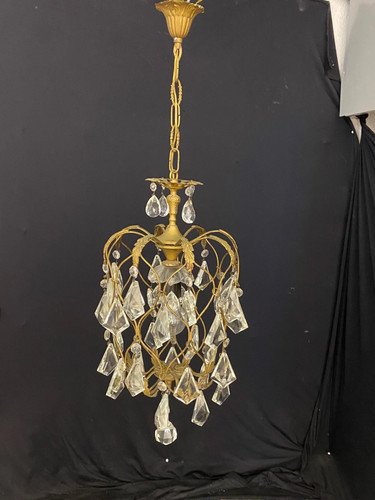 Lampadario vintage ottone - in,