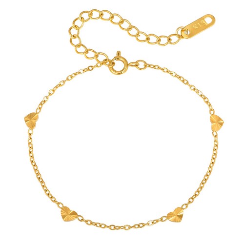 Bracciale catena placcato - , oro