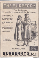 D1a - The Burberry  Impermeabile -  Pubblicita Advertising Anni 40
