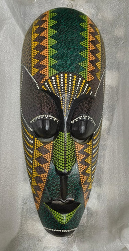 Maschera tribale decorazione - maschera,