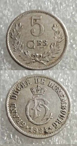 Moneta centimes lussemburgo - 5,