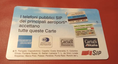 Scheda telefonica sip carte - scheda,