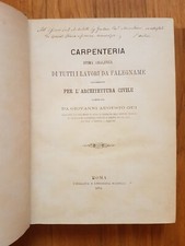 CARPENTERIA. Stima analitica