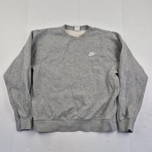 Felpa nike piccola grigia uomo - felpa,