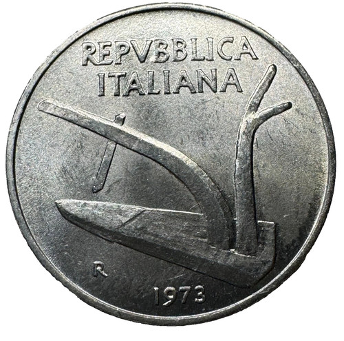 1973 italia moneta lire - 1973,