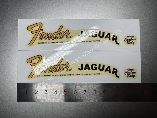 2pz adesivo retro headstock - adesivo,