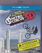 TRAVIS PASTRANA NITRO CIRCUS IL FILM BLU RAY 3D + BLU RAY Come Nuovo M09736