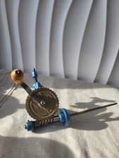 Antique cast iron hand crank - hand,