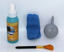 KIT 4 PZ PULIZIA MONITOR LCD TV LED SCHERMO PC NOTEBOOK DISPLAY SMARTPHONE SPRAY