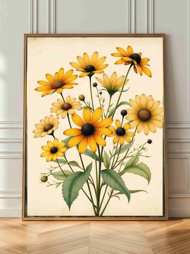 Stampa artistica floreale