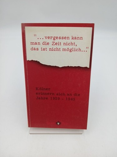 Vergessen kann man - ...vergessen, zeit