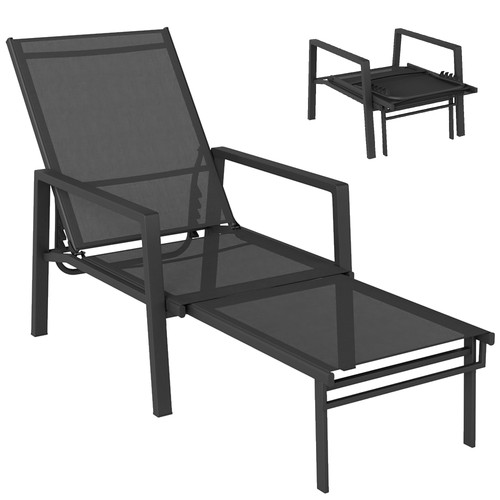 Outsunny lettino prendisole - outsunny,
