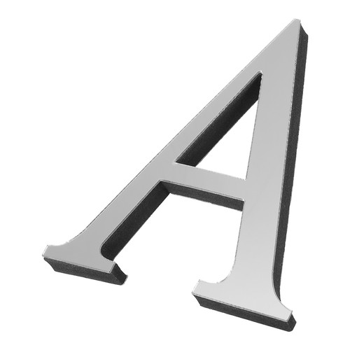 Acrilico alfabeto specchio - alfabeto,