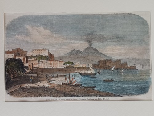 Antica xilografia napoli - antica, santa