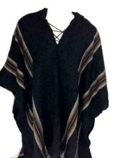 Poncho In Lana Di Alpaca Baby