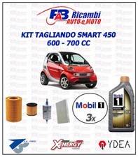 KIT TAGLIANDO SMART 450 600cc 700cc BENZINA 4 FILTRI + 3 LT OLIO MOBIL1 0W40
