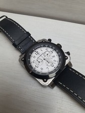 Cronografo vintage da collezione grandi dimensioni PIERRE BONNET 7045S design cyberpunk