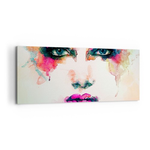 Quadro tela 100x40cm - 100x40cm, donna