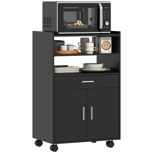 Homcom mobile microonde con - mobile,