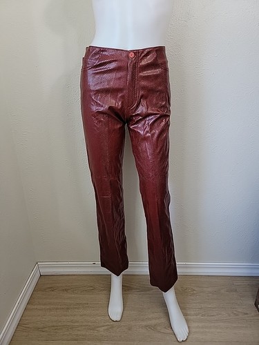 Y2k tark red snakeskin - y2k,