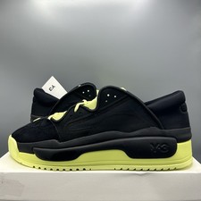 Scarpe da ginnastica Adidas Y-3 Hokori 2 nere semi frozen gialle UK 12 EU 47 US 12,5