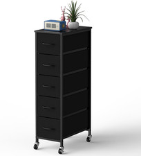 Comò Stretto Con 5 Cassetti