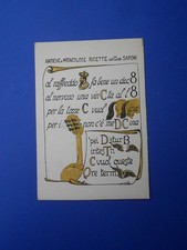 Cartolina Rebus Enigmistica Terme Montecatini? Ricette Dott Saponi NV