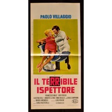 locandina IL TERRIBILE ISPETTORE paolo villaggio fantozzi fracchia medico B160