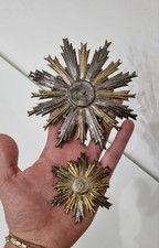 STELLARIO CORONA RAGGIERA RELIQUIARIO ARGENTO XIX STATUA AUREOLA CALICE AUREOLA