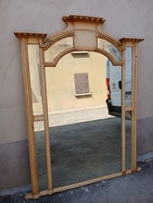 GRANDE SPECCHIERA LACCATA COLOR PANNA - ALTEZZA 188 CM. - PRIMI '900 EMILIA