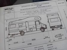 ELNAGH ALFA ROMEO AR 465 AUTOCARAVAN CAMPER Dgm omologazione originale 1980 