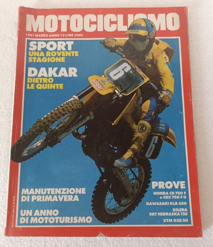 Motociclismo 1987 gilera - 3,