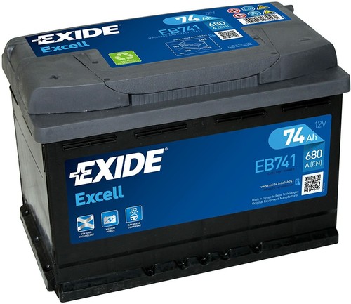 Batteria per auto exide excell - batteria,