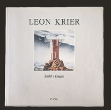 RARISSIMO 1° EDIZIONE LEON KRIER SCRITTI E DISEGNI EDIZIONI CLUVA VENEZIA 1984