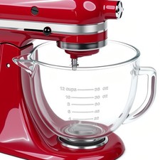 Glass Mixer Bowl with