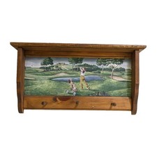 Scaffale vintage in legno per